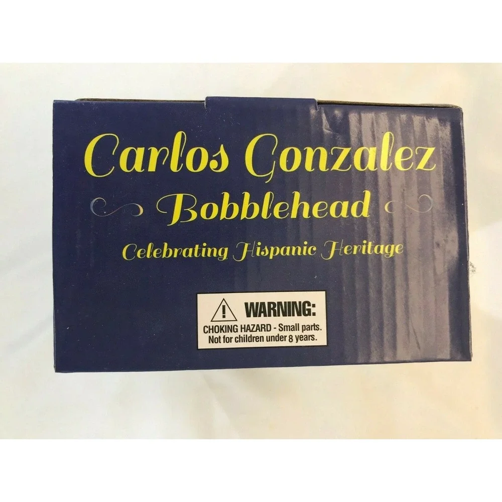 Colorado Rockies Carlos Gonzalez Cargo Celebrating‎ Hispanic Heritage Bobblehead